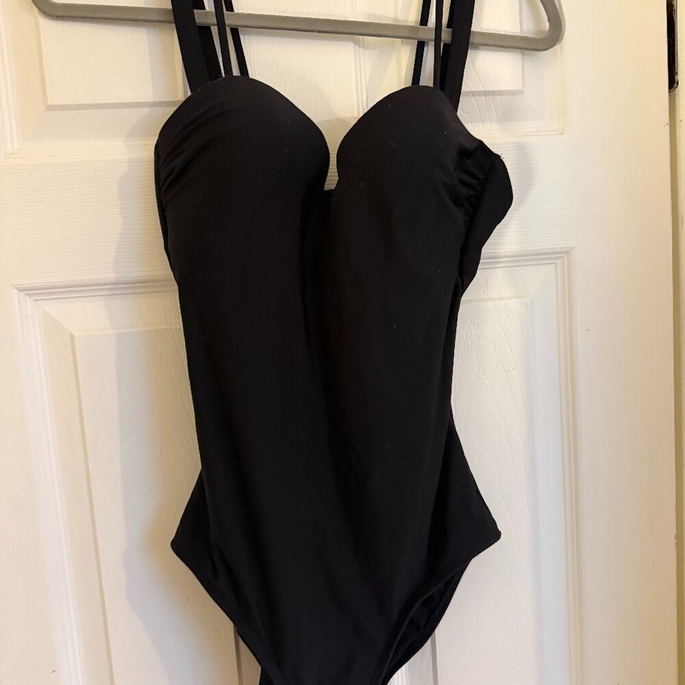 Athleta Black One-Piece Swimsuit – Size XS